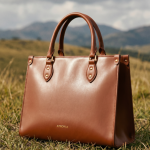 Afroyla "Serwa" Brown Leather Handbag